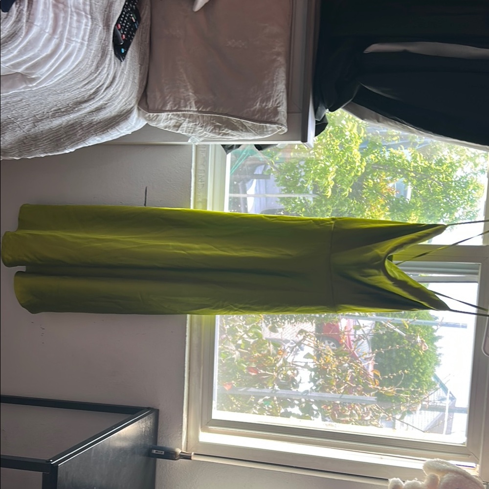Vibrant Green Sleeveless Dress